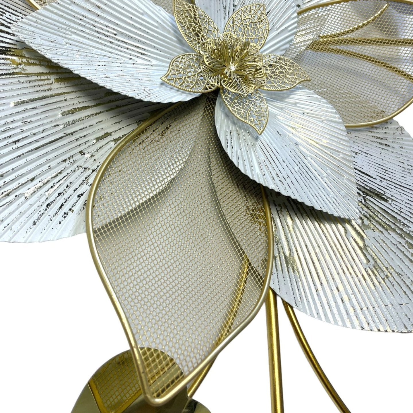 Floral 3D Metal Wall Decor