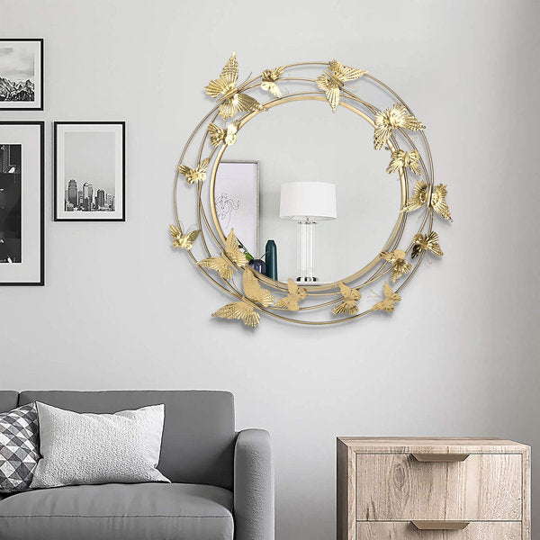 Butterfly Metal Frame | Wall Mirror