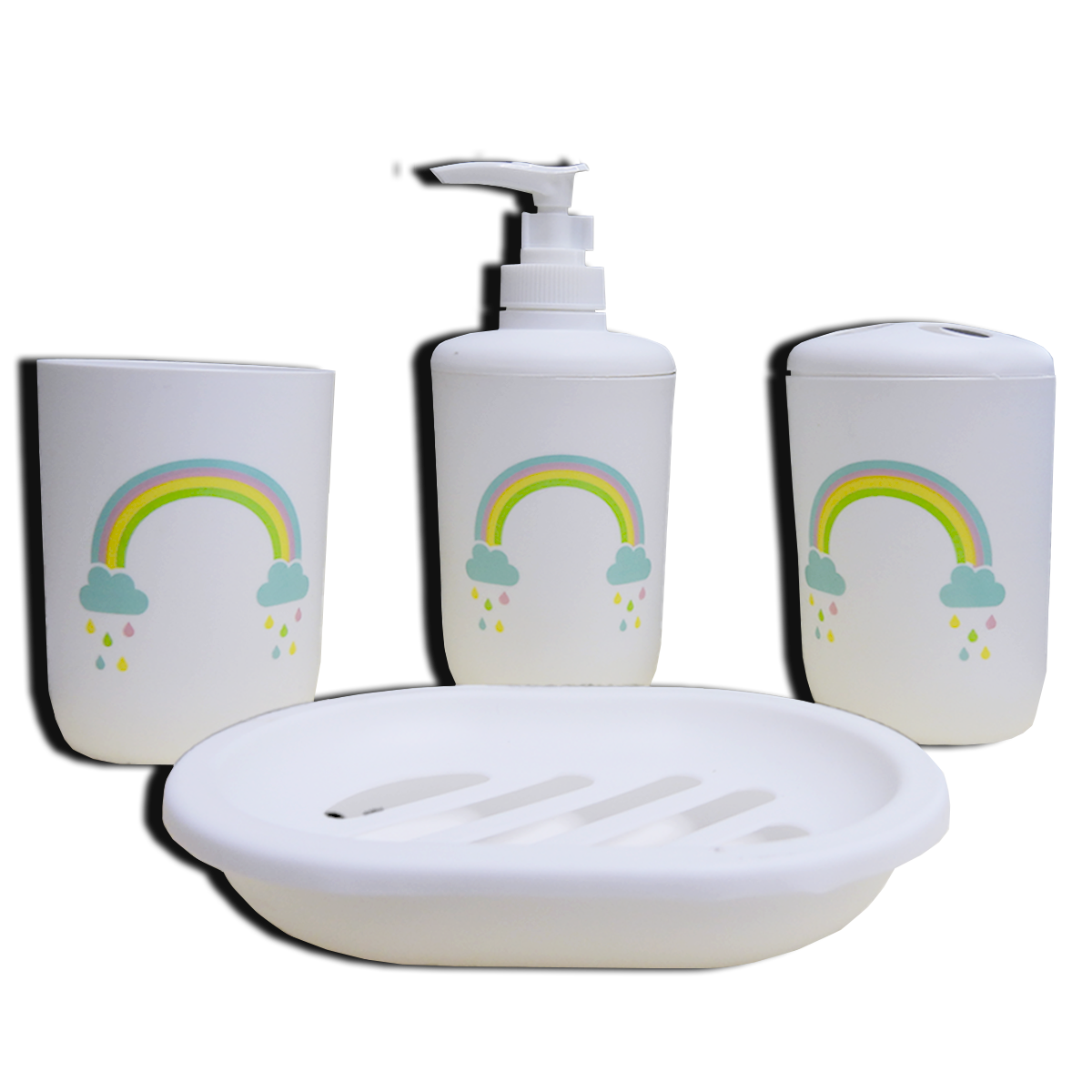 Plastic Bathroom Set