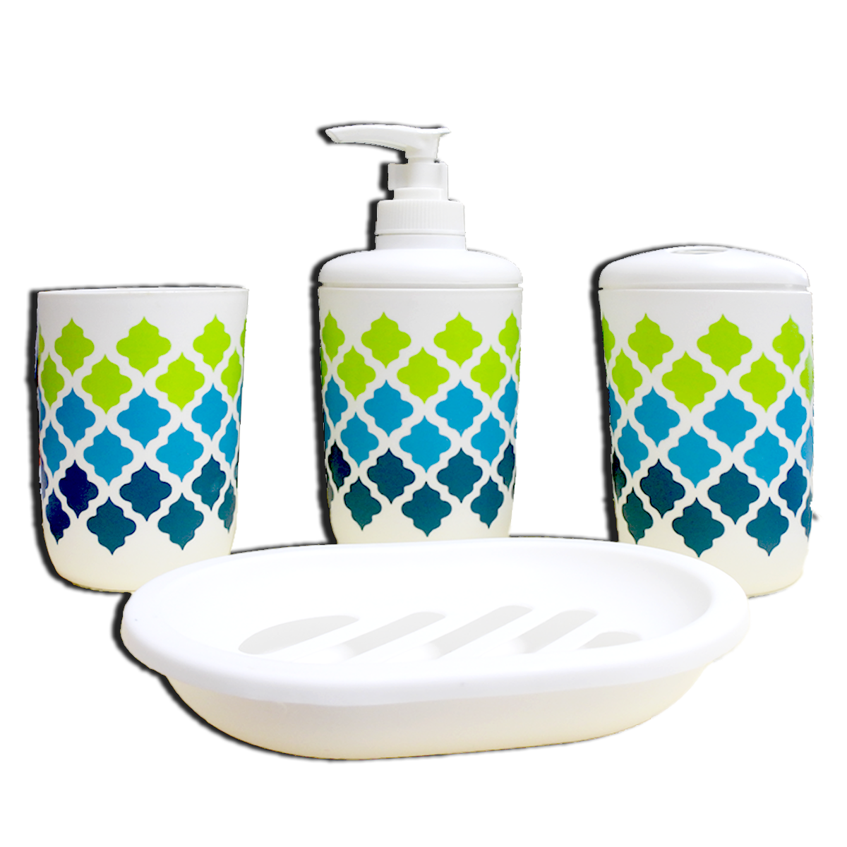 Plastic Bathroom Set