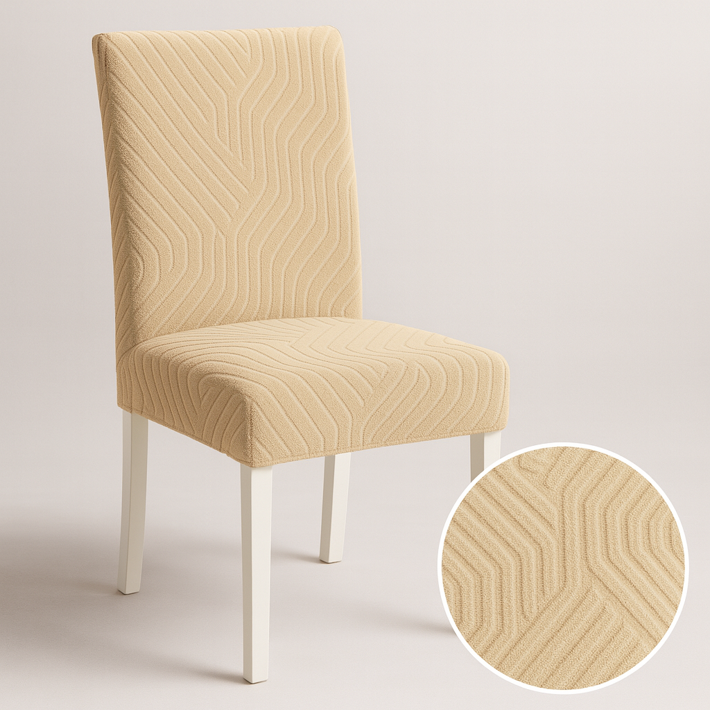 Geometric Stretch Chair Cover
