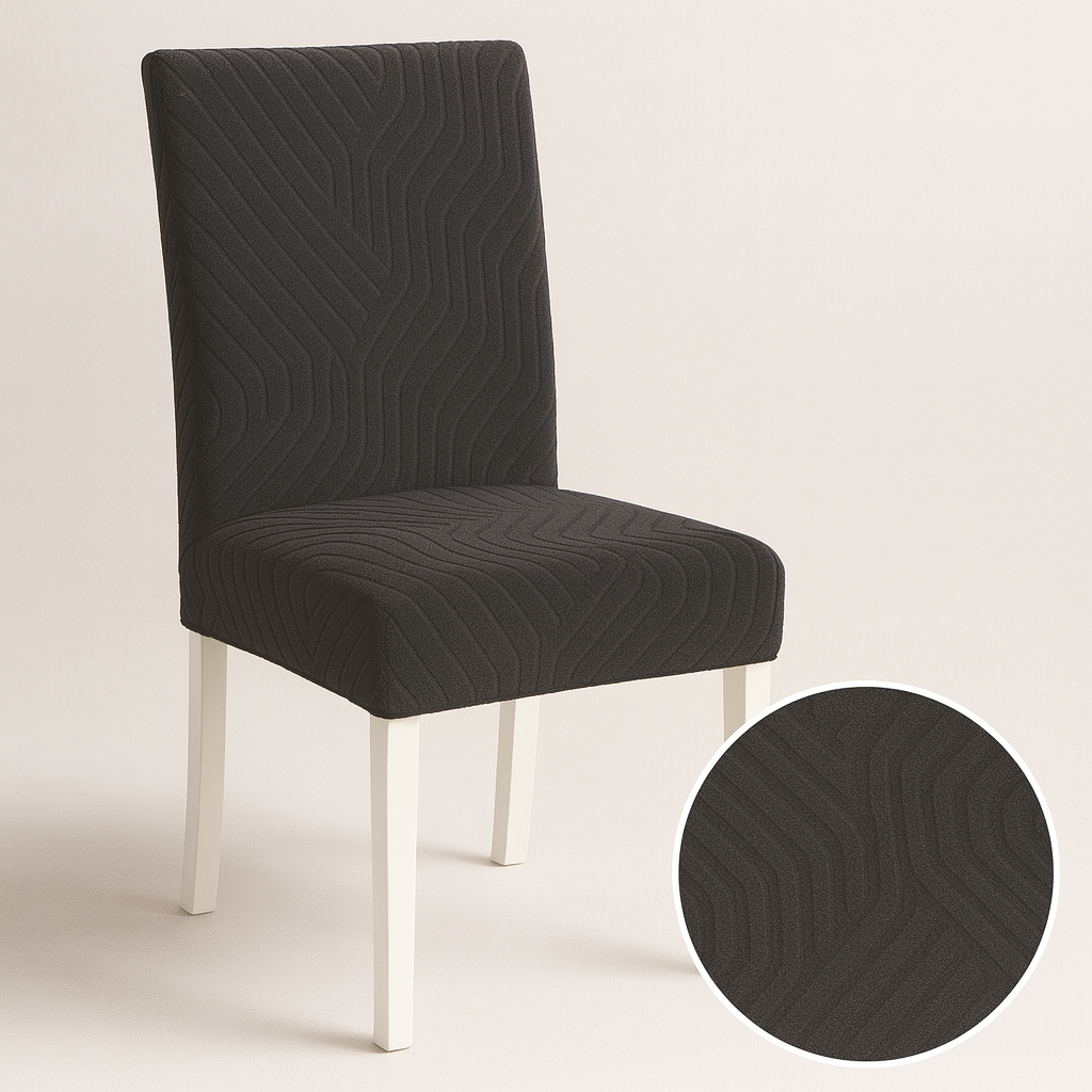 Geometric Stretch Chair Cover