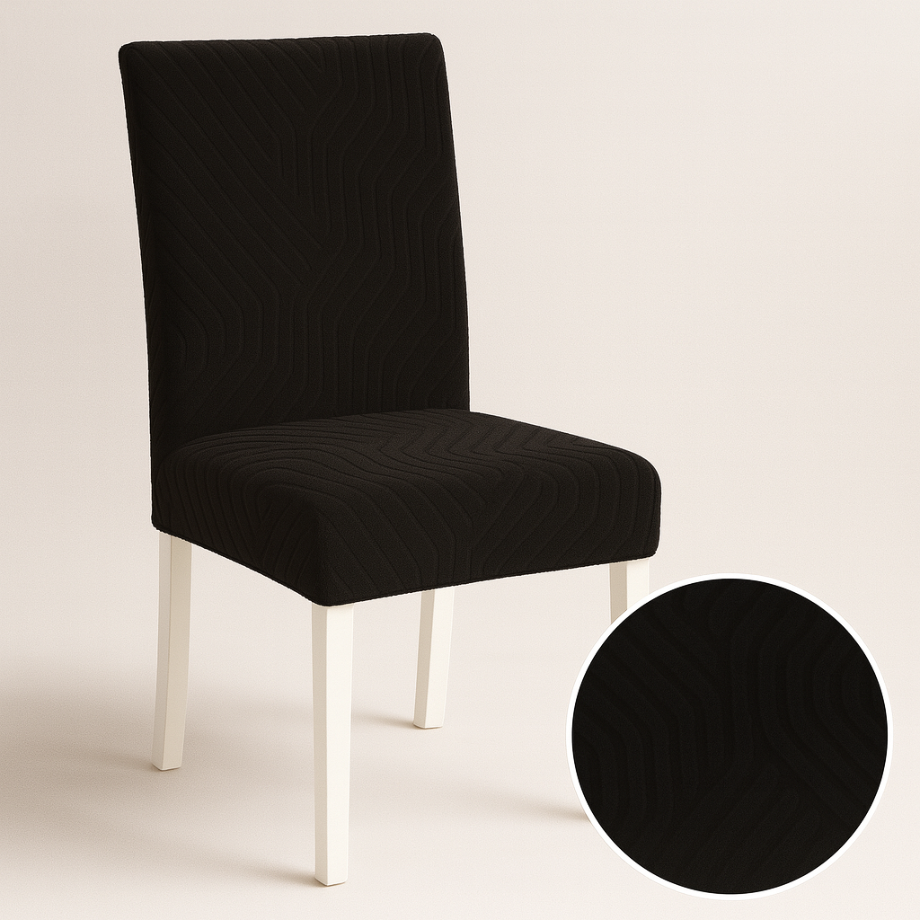 Geometric Stretch Chair Cover