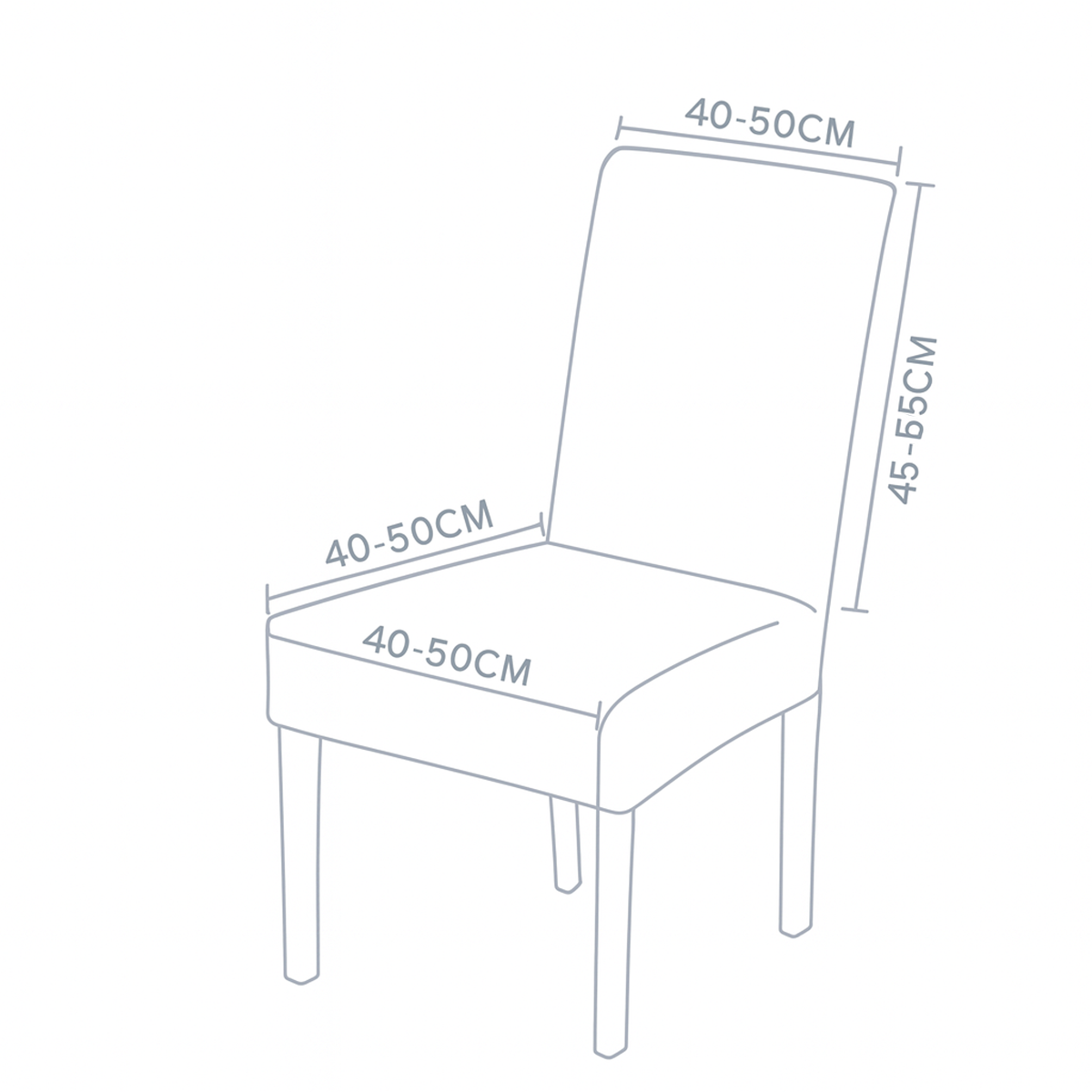 Geometric Stretch Chair Cover