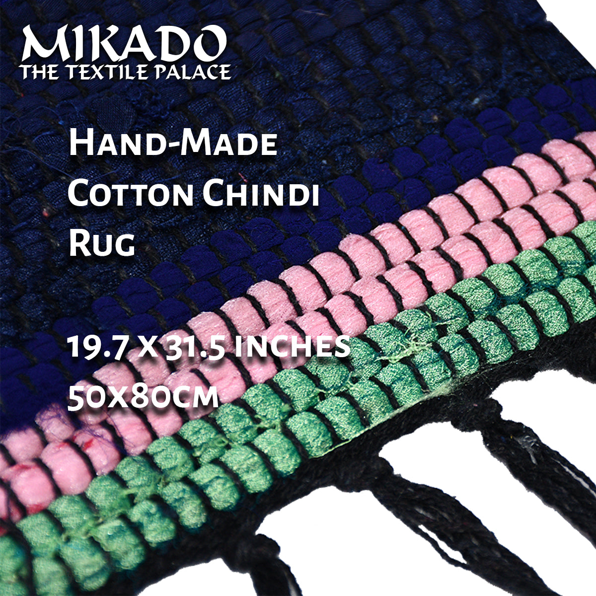 Hand-Made Cotton Chindi Rug