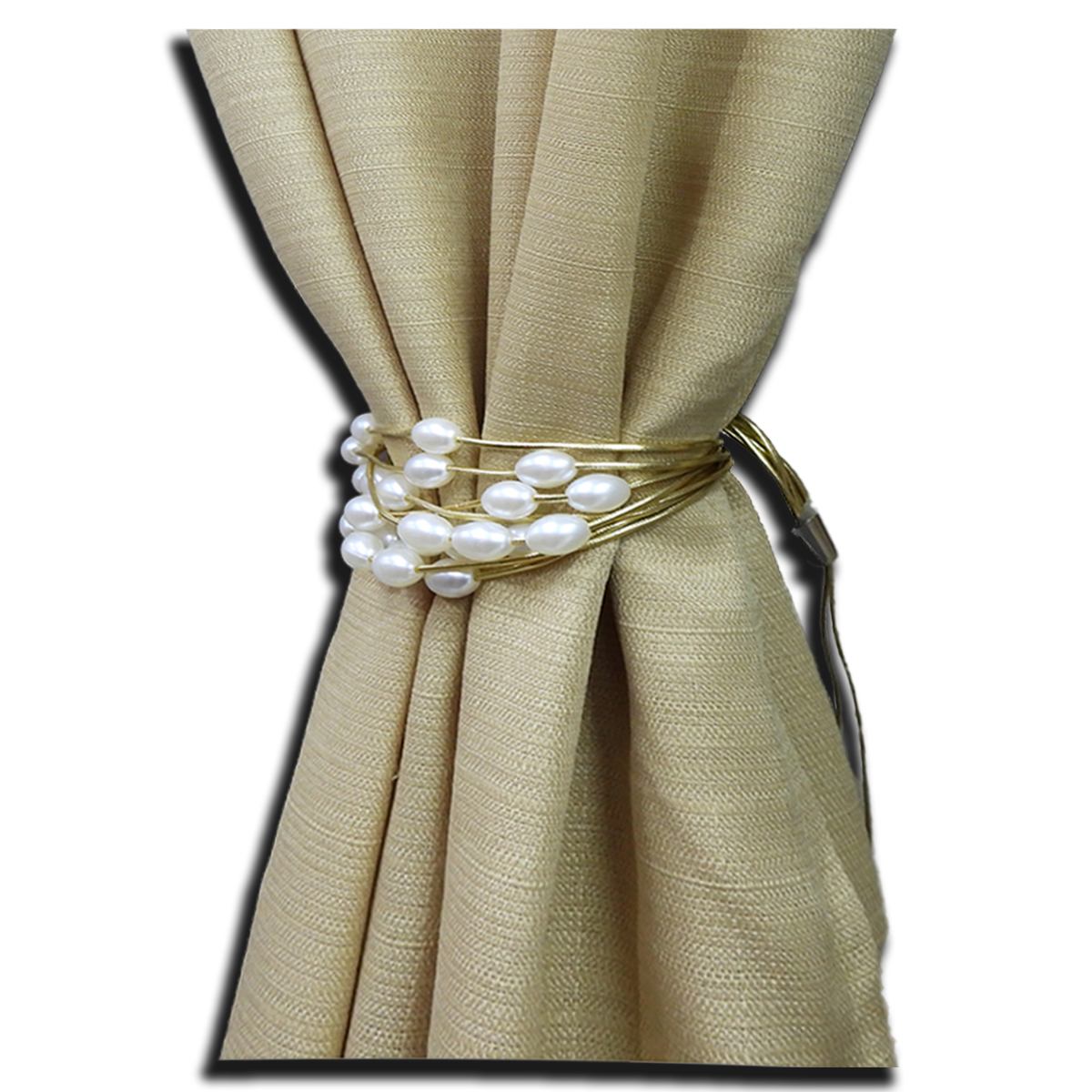 Curtain Holder - Pearls