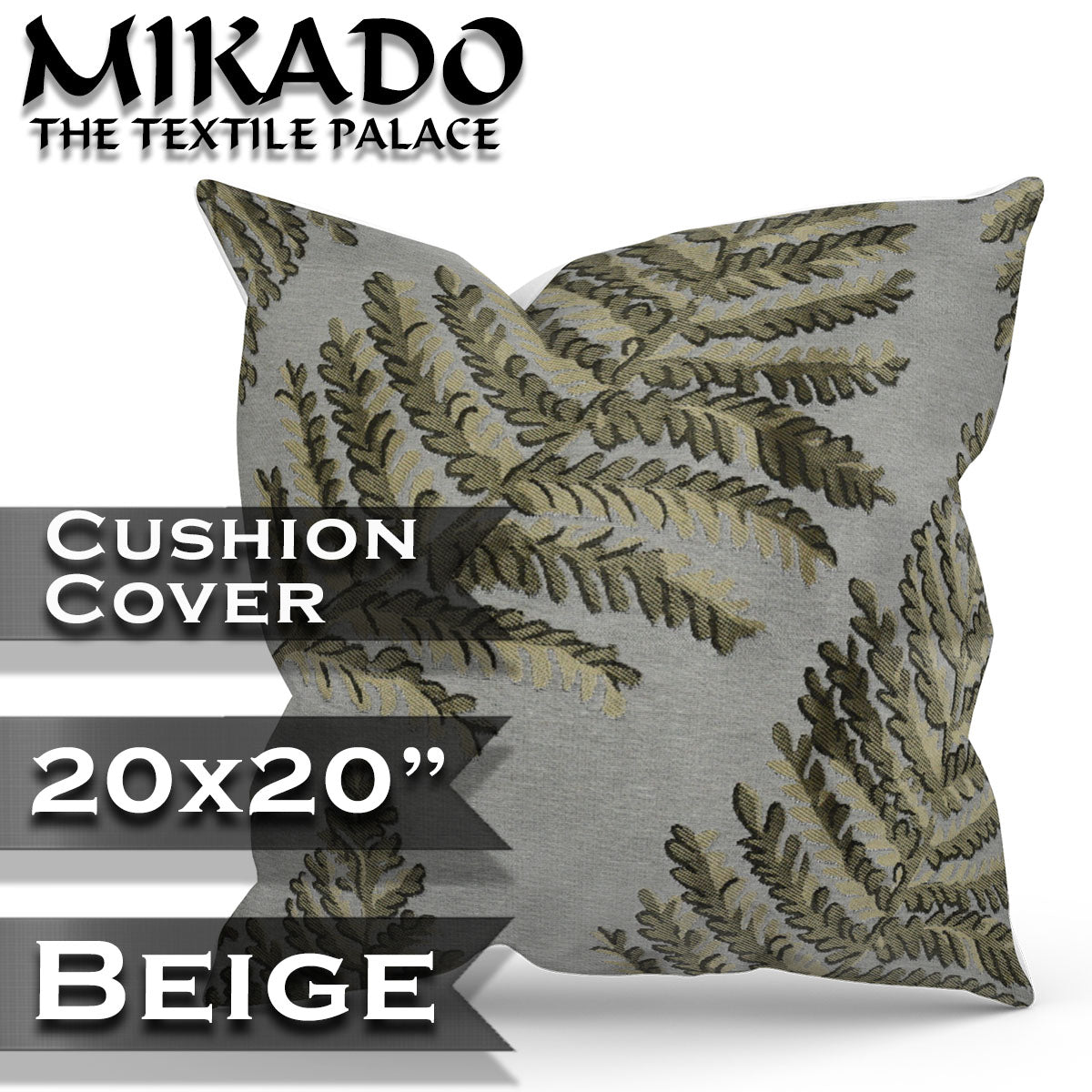 Cushion Cover JUMBO- Bracken Fern