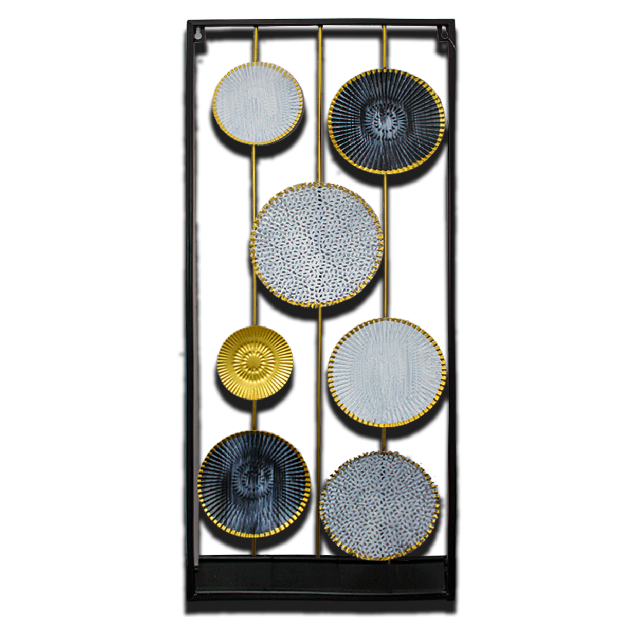 Floating Circles Framed Composition