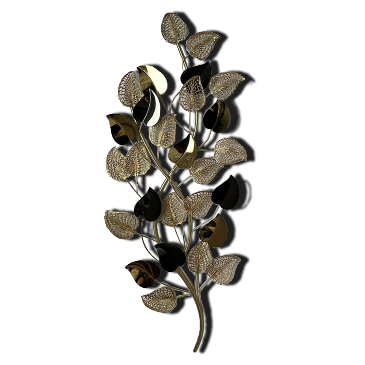 Metal Wall Piece | Leaves and Vines