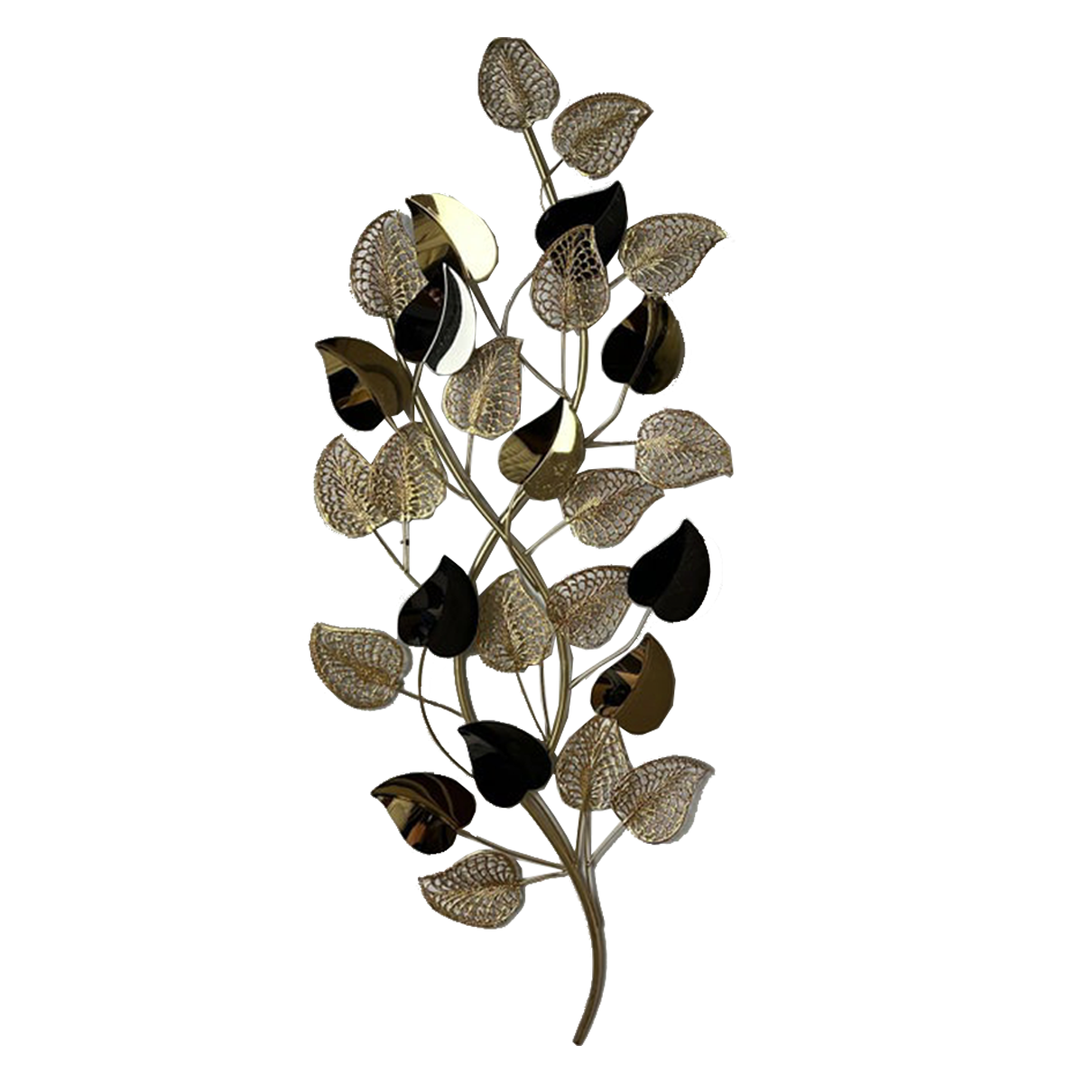 Metal Wall Piece | Leaves and Vines