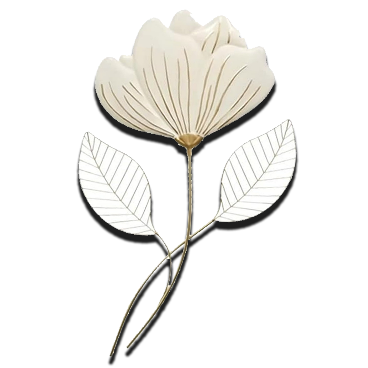 Metal Lotus Flower Wall Decor | Minimalist Design