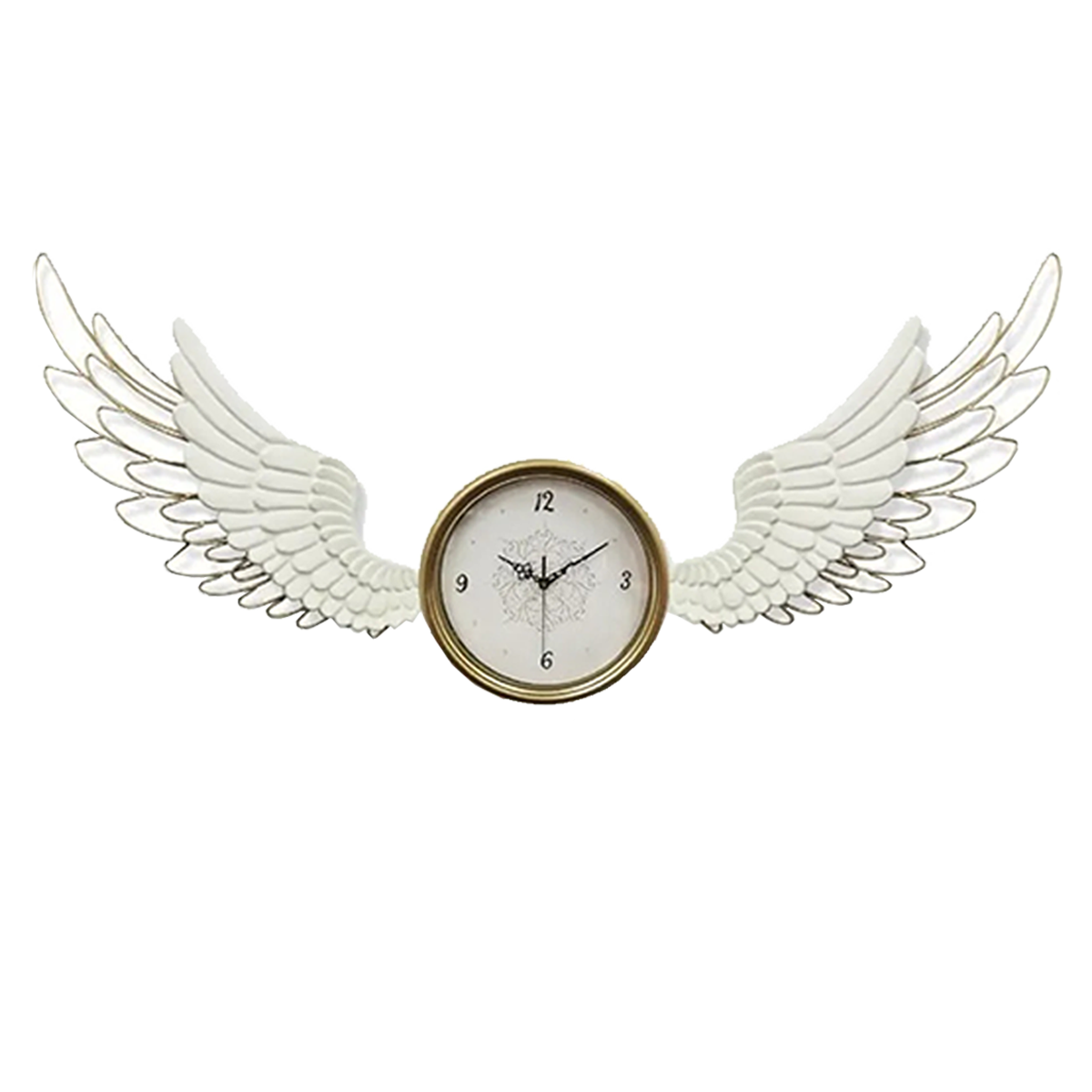 Decorative 3D Metal Wall Mirror - Wings
