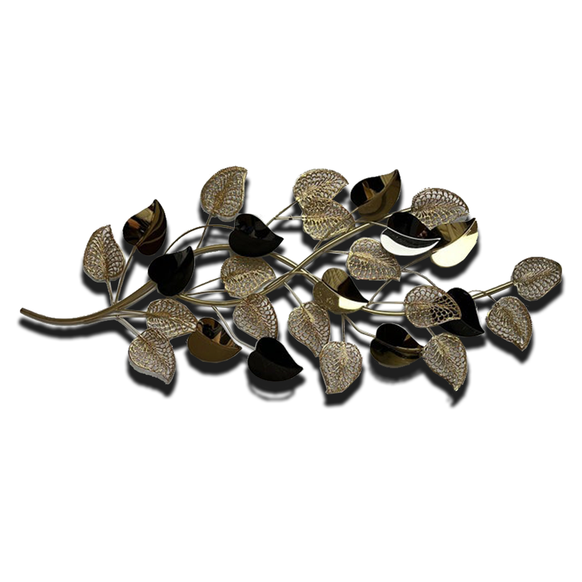 Metal Wall Piece | Leaves and Vines