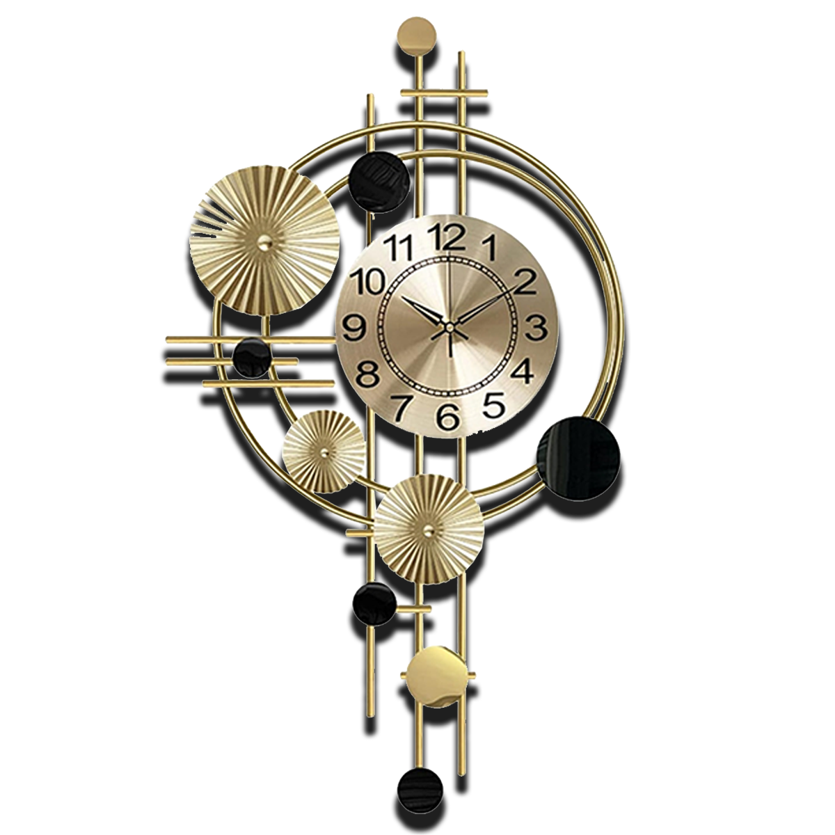 Modern & Minimalist Wall Clock Silent Non Ticking