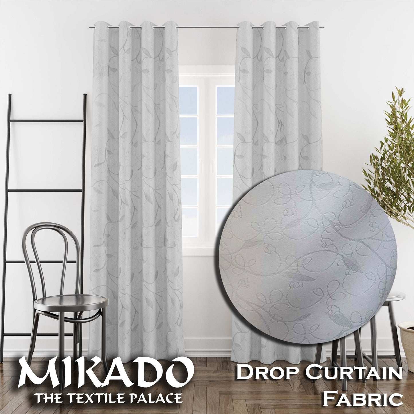 Drop Curtain Fabric 112"