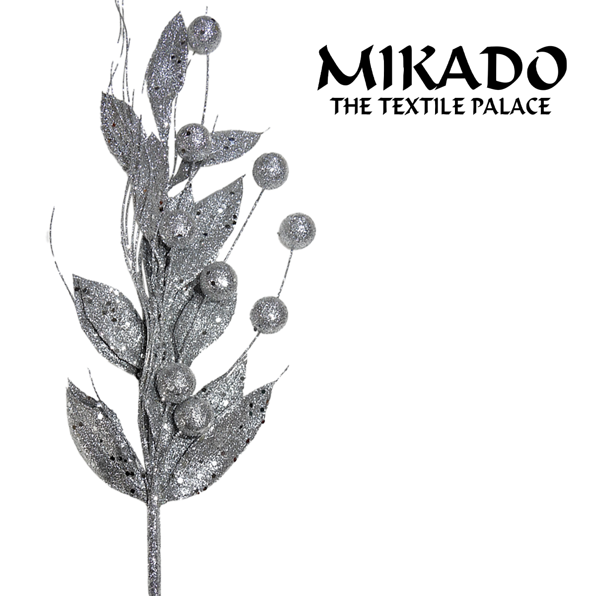 Glittered Berry Spray | Decorative | Floral Accent