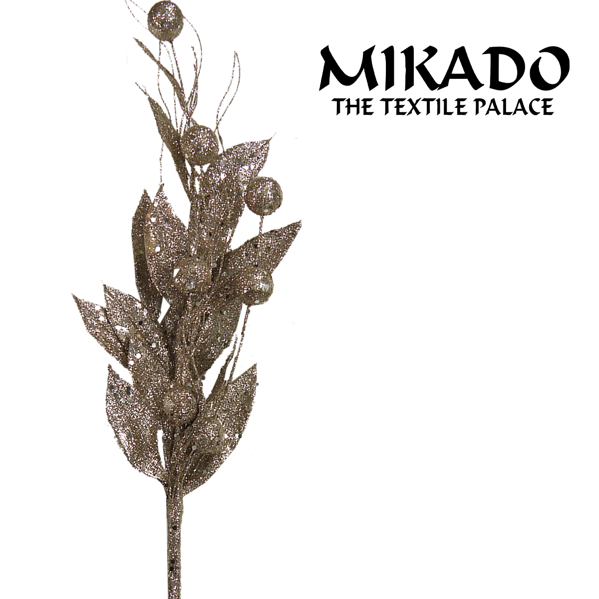 Glittered Berry Spray | Decorative | Floral Accent
