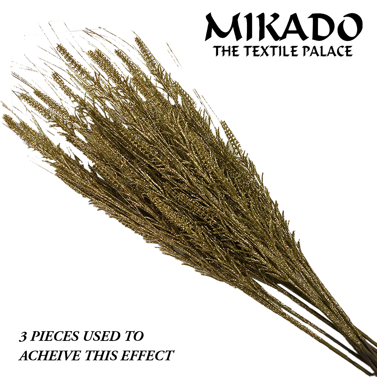 Glittered Grass Stalk| Decorative
