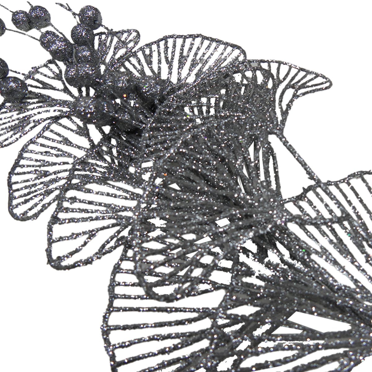 Glittered Ginko | Decorative
