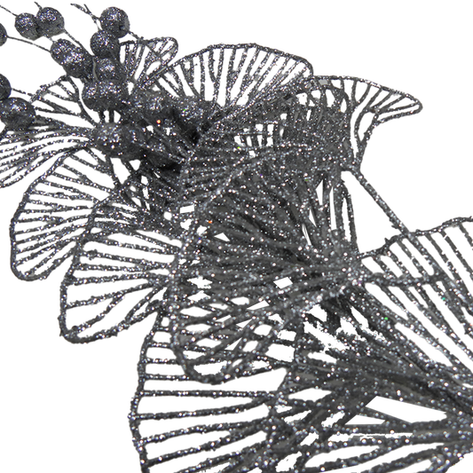 Glittered Ginko | Decorative