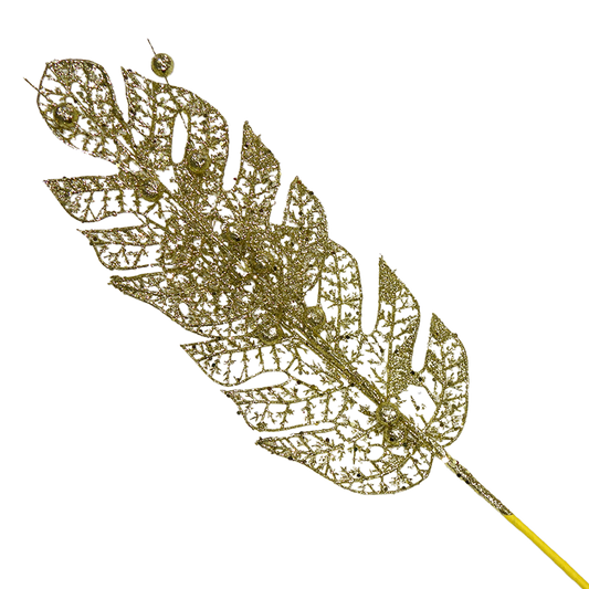 Glittered Leaves| Decorative