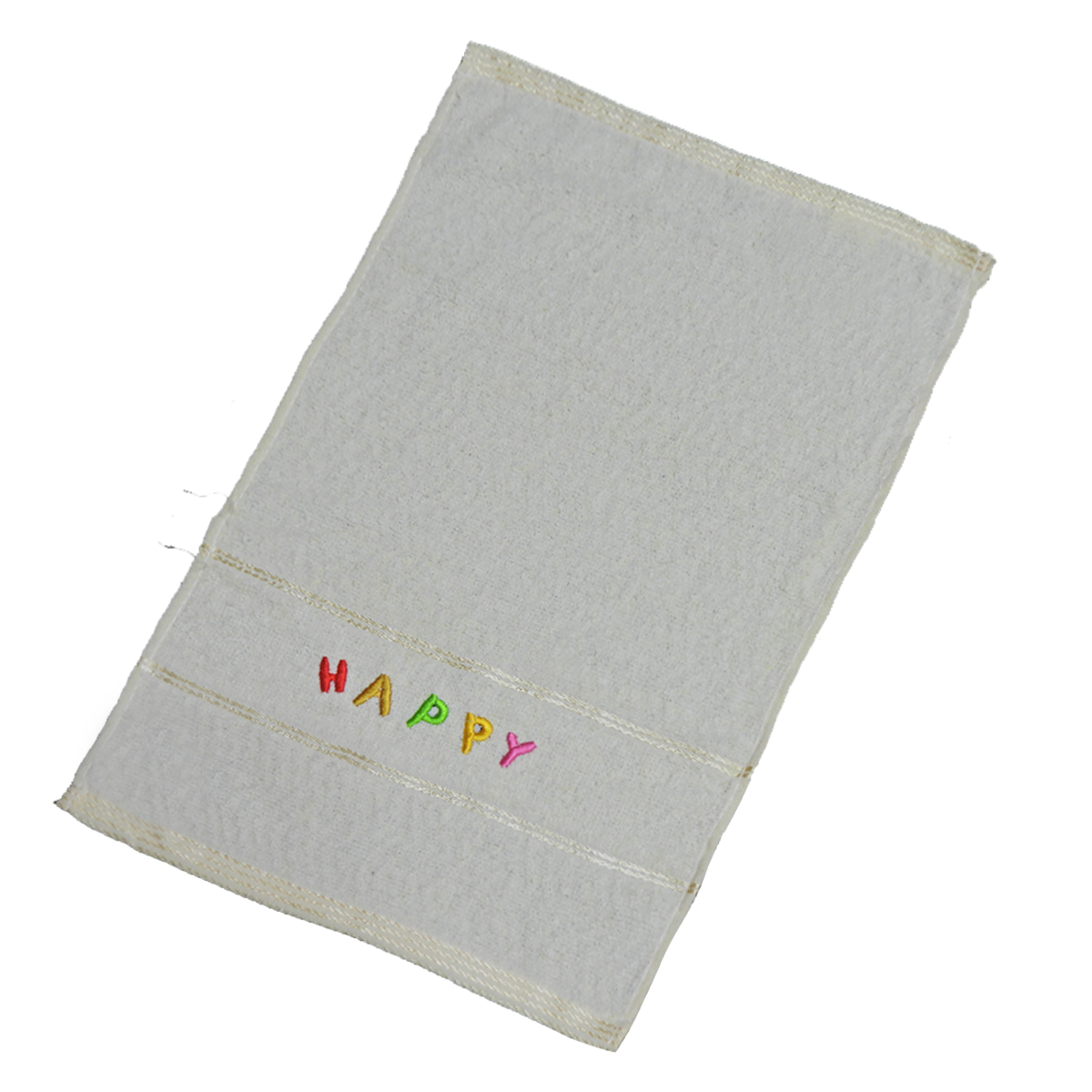 "Happy" Cotton Hand Towel