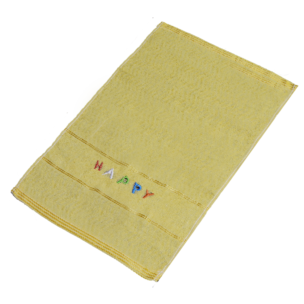 "Happy" Cotton Hand Towel