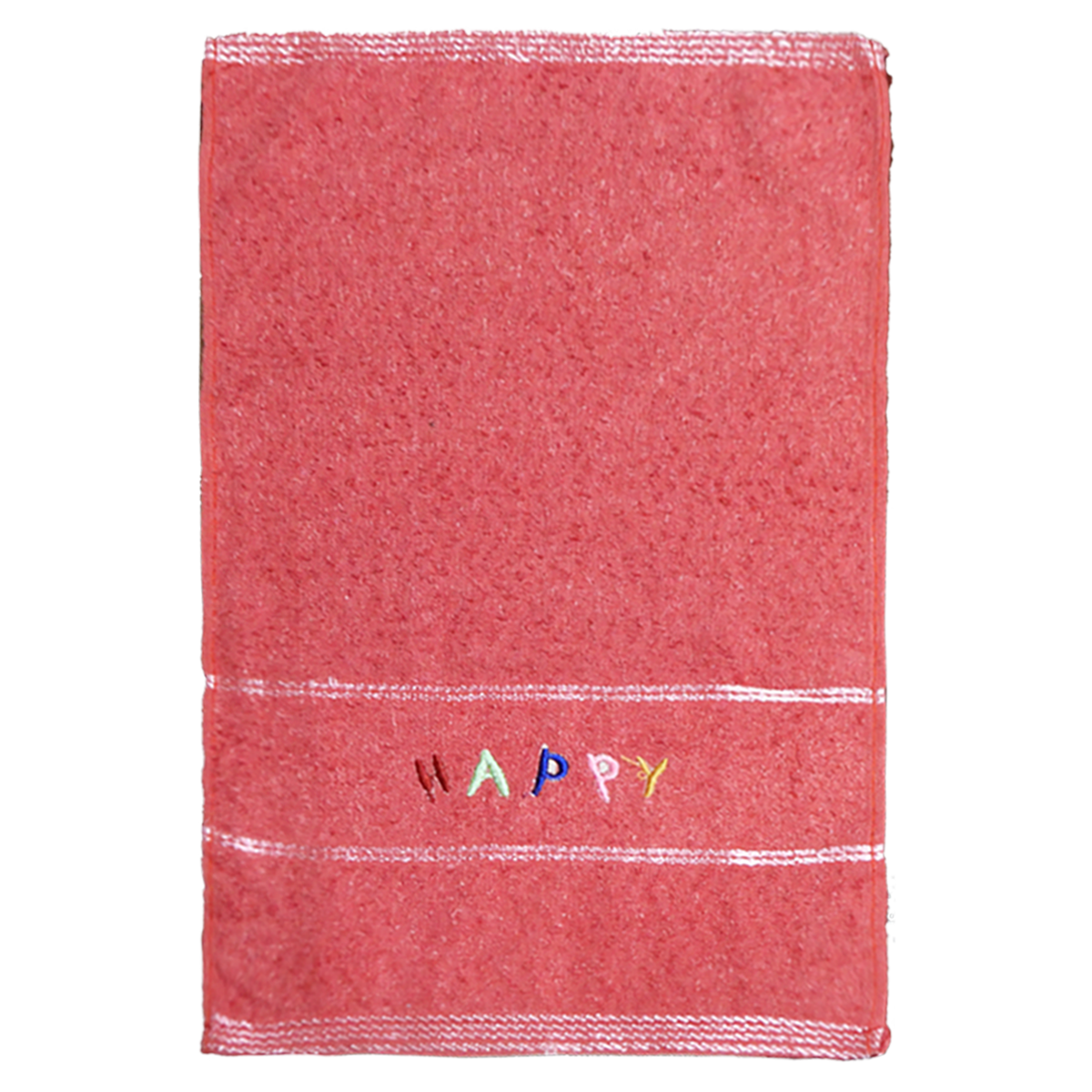 "Happy" Cotton Hand Towel