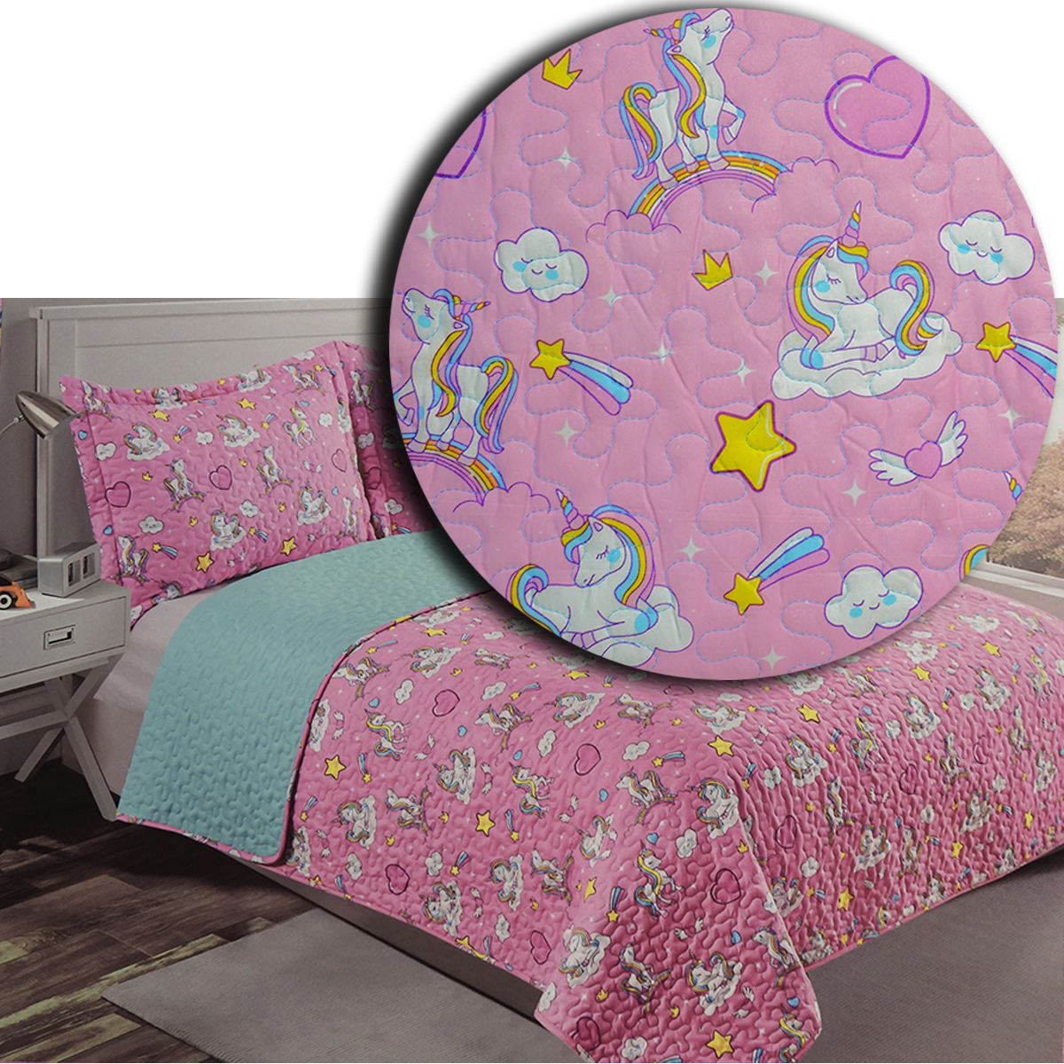 Reversible Quilt Set - Kids