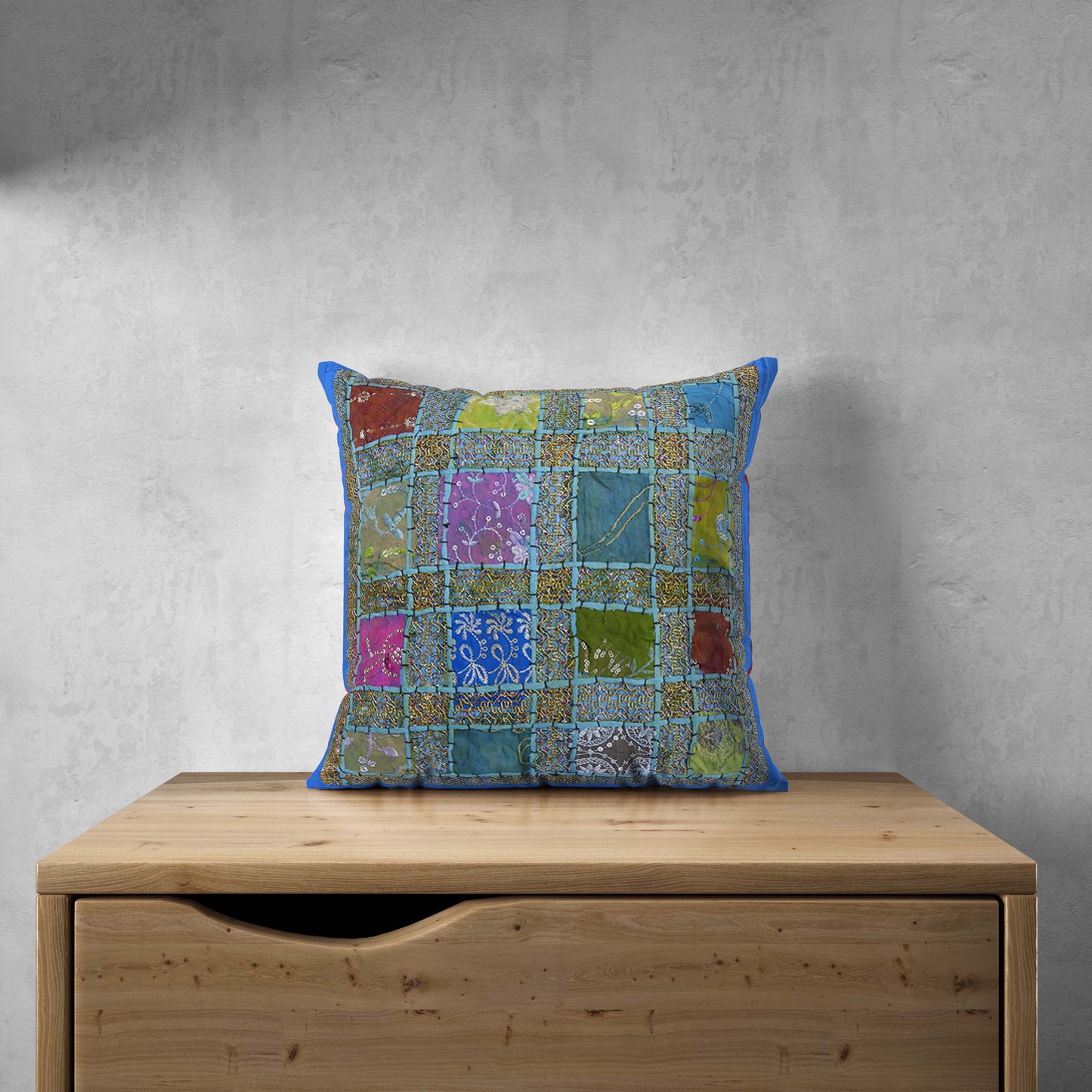 Hand Made Beaded Cushion Cover