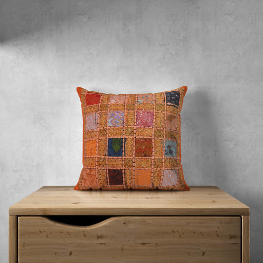 Hand Made Beaded Cushion Cover