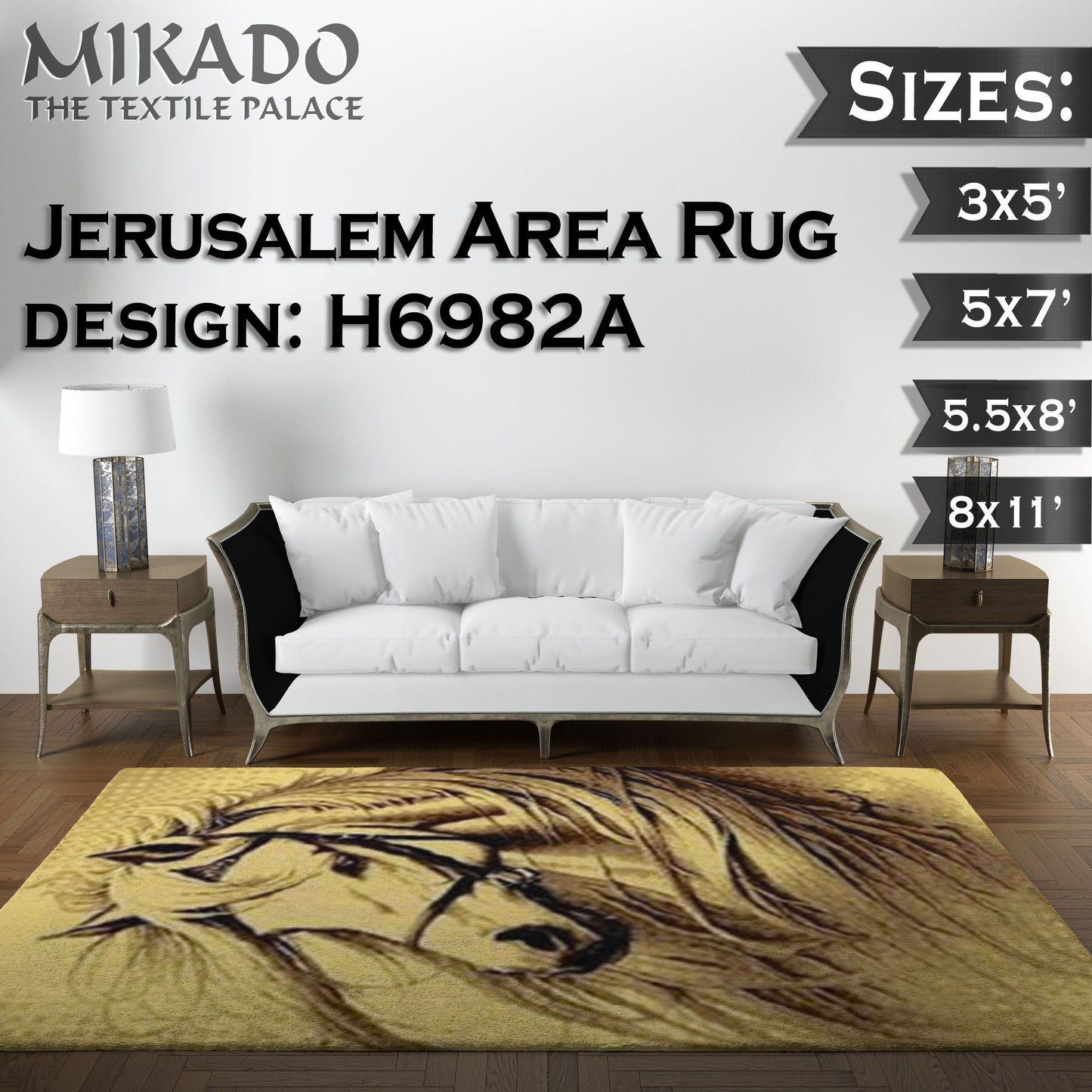Jerusalem Rug 2024 Designs (Smaller Sizes)