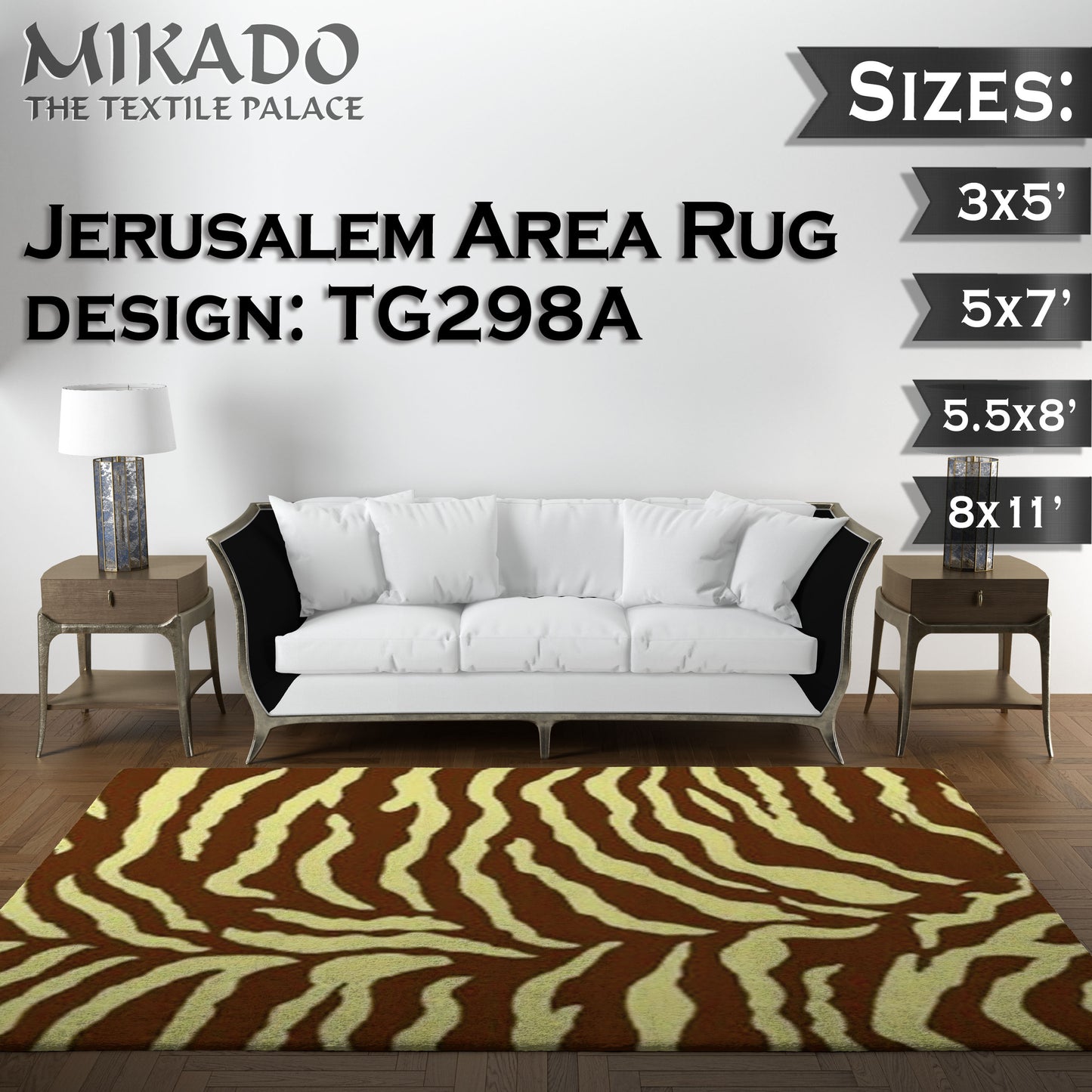 Jerusalem Rug 2024 Designs (Smaller Sizes)
