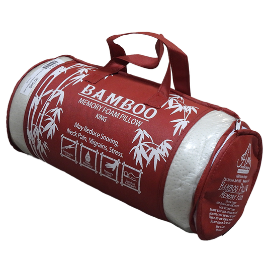 Memory Foam Bamboo Pillow - King Size