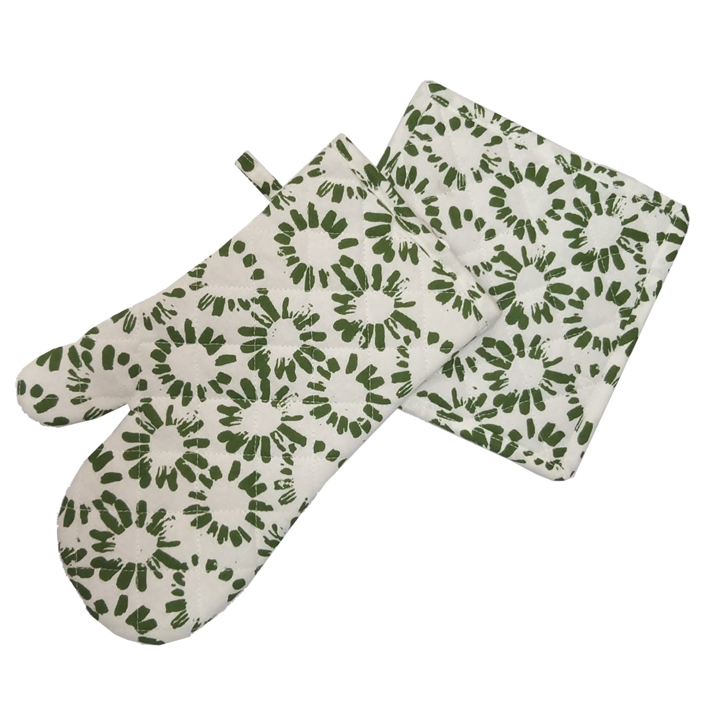 Pot Holder + Oven Mitt