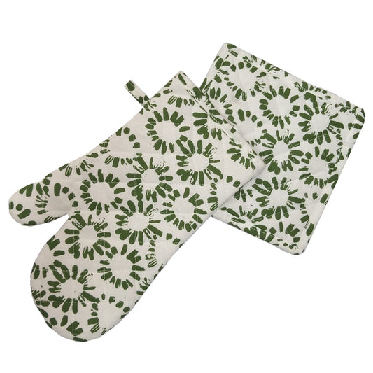 Pot Holder + Oven Mitt