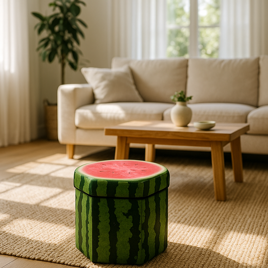 Foldable Ottoman Storage Box - Octagon