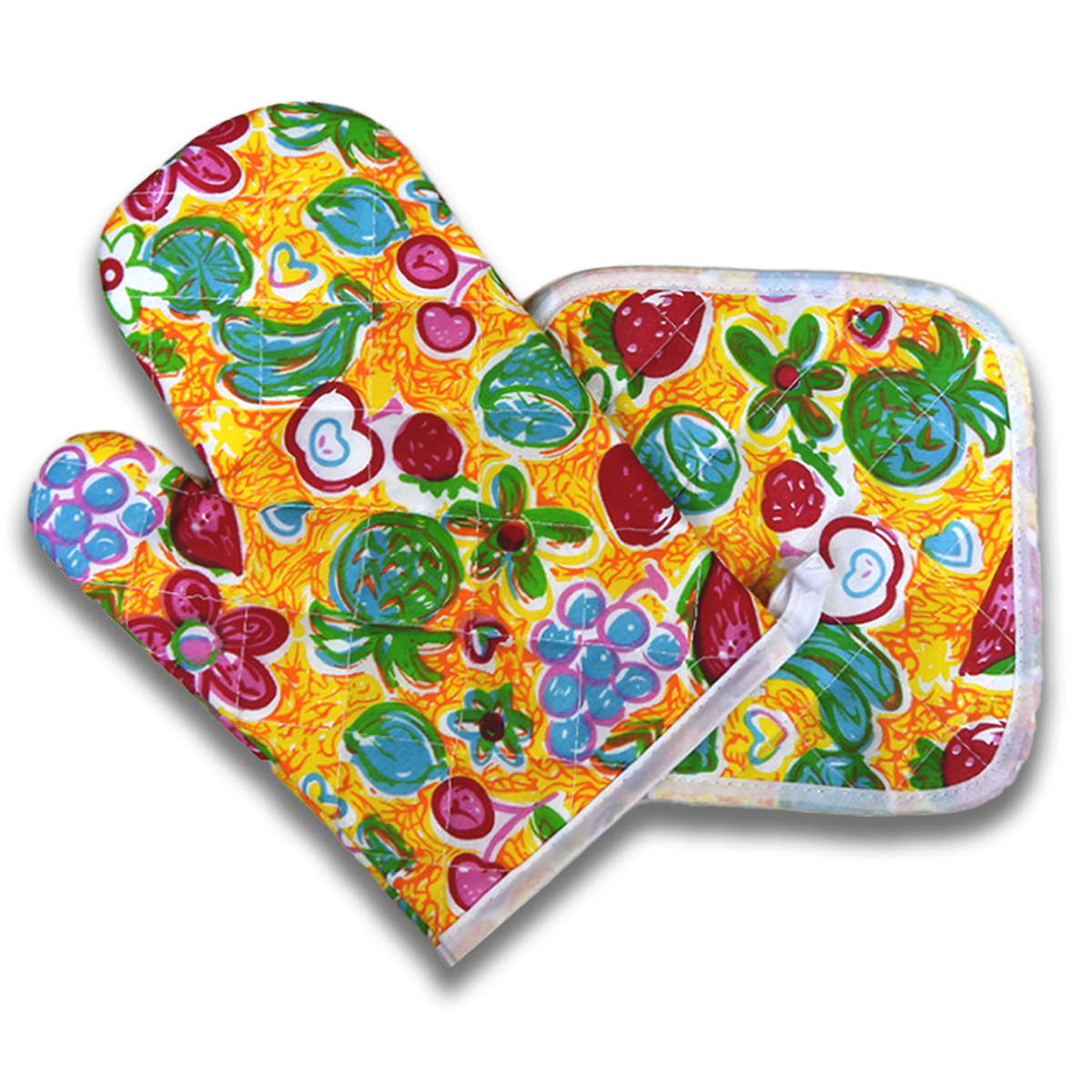 Pot Holder + Oven Mitt (New)