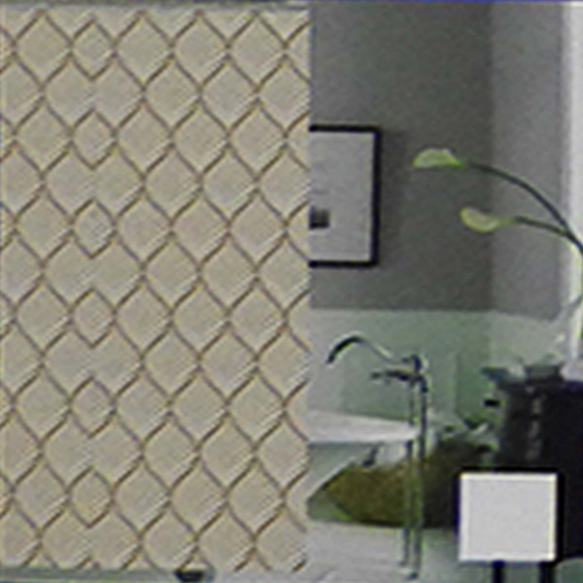 Diamond Printed Shower Curtain