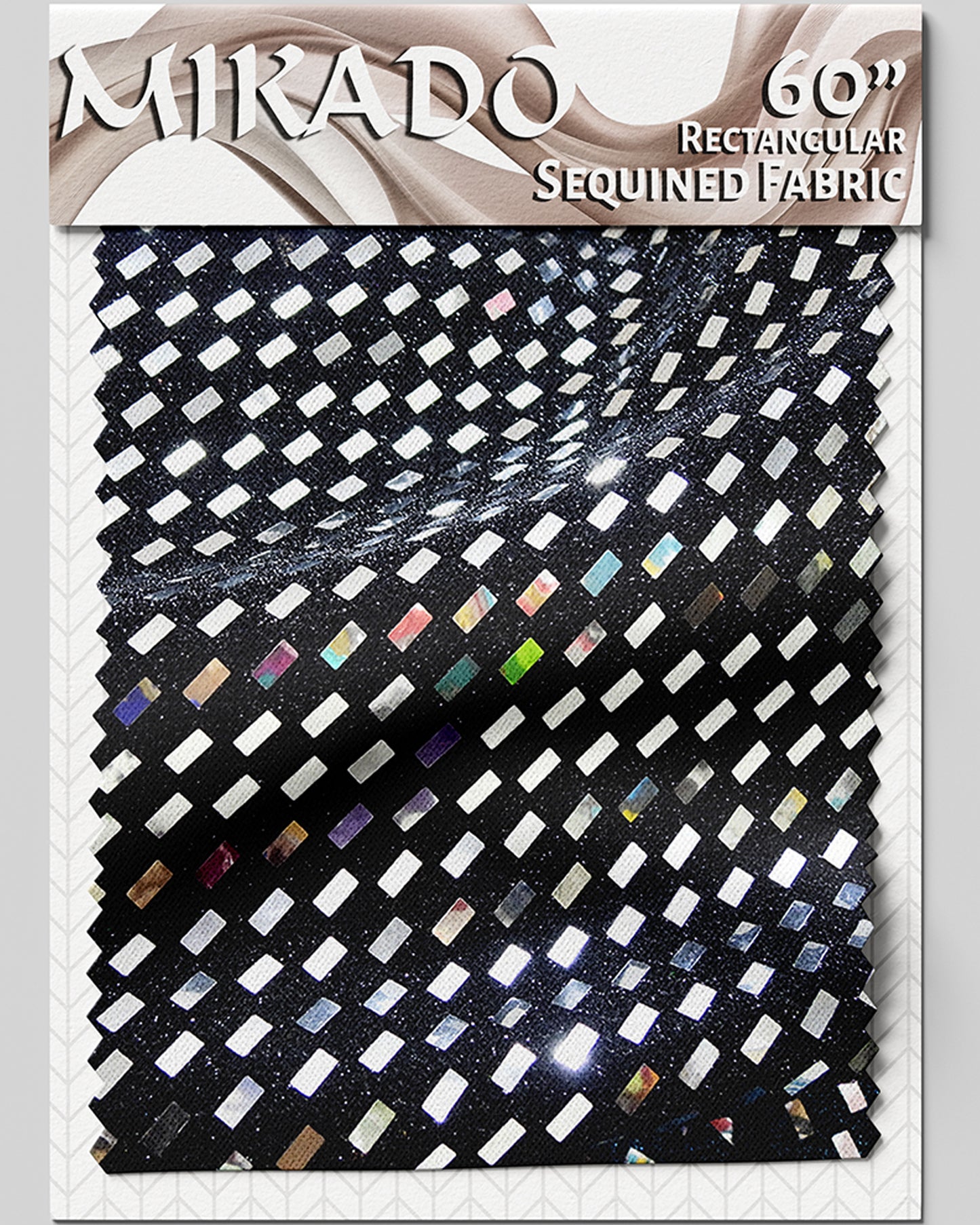Sequin Fabric (Elongated Sequins/ Rectangular)