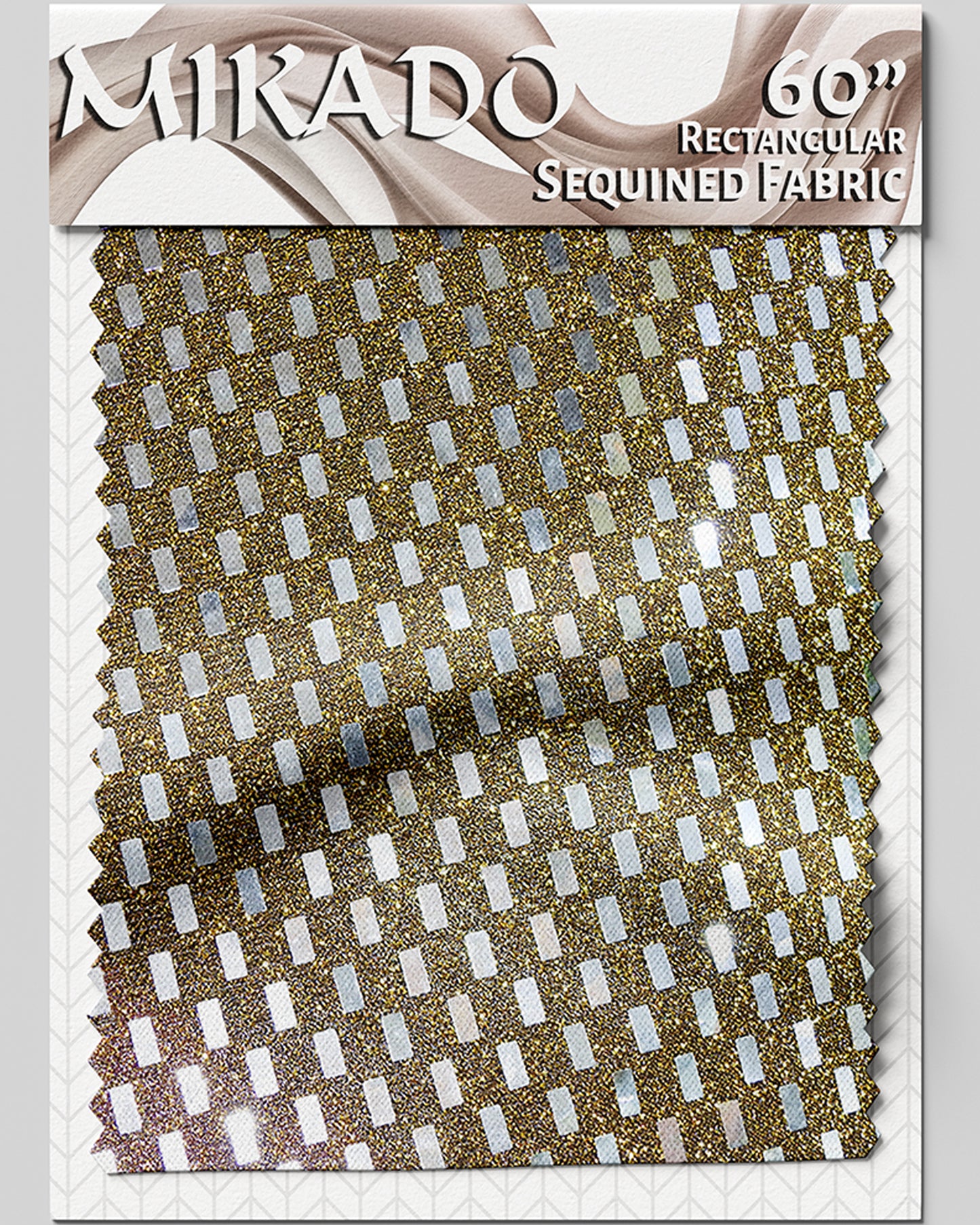 Sequin Fabric (Elongated Sequins/ Rectangular)