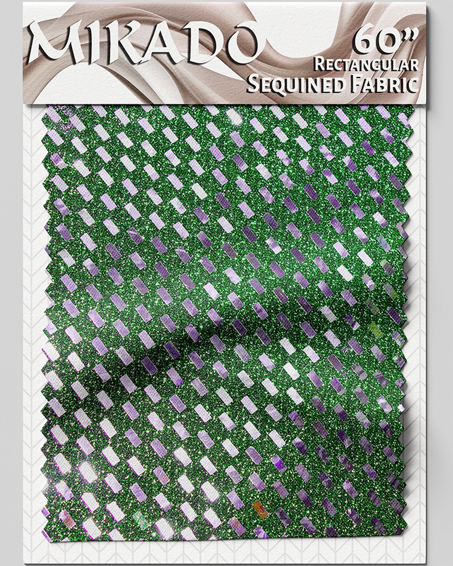 Sequin Fabric (Elongated Sequins/ Rectangular)