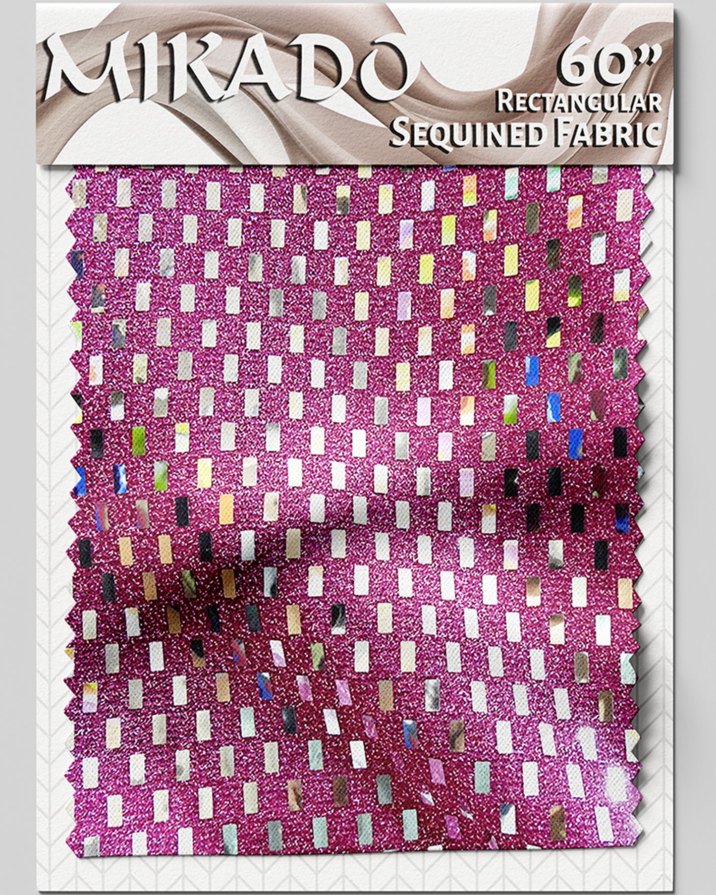 Sequin Fabric (Elongated Sequins/ Rectangular)