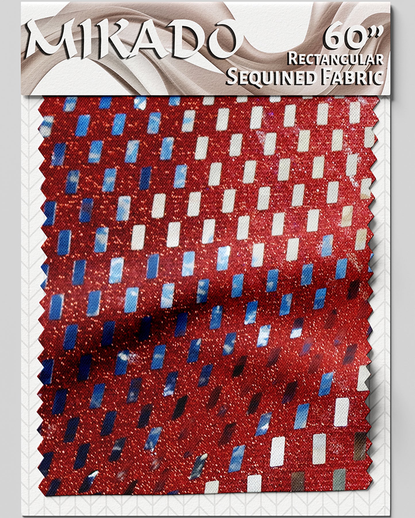 Sequin Fabric (Elongated Sequins/ Rectangular)