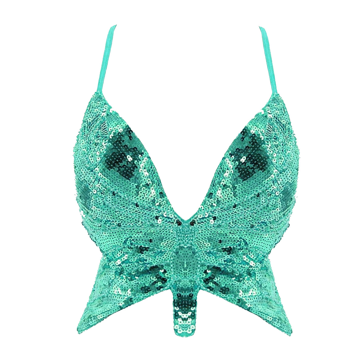 Ready-made Butterfly Sequin Top
