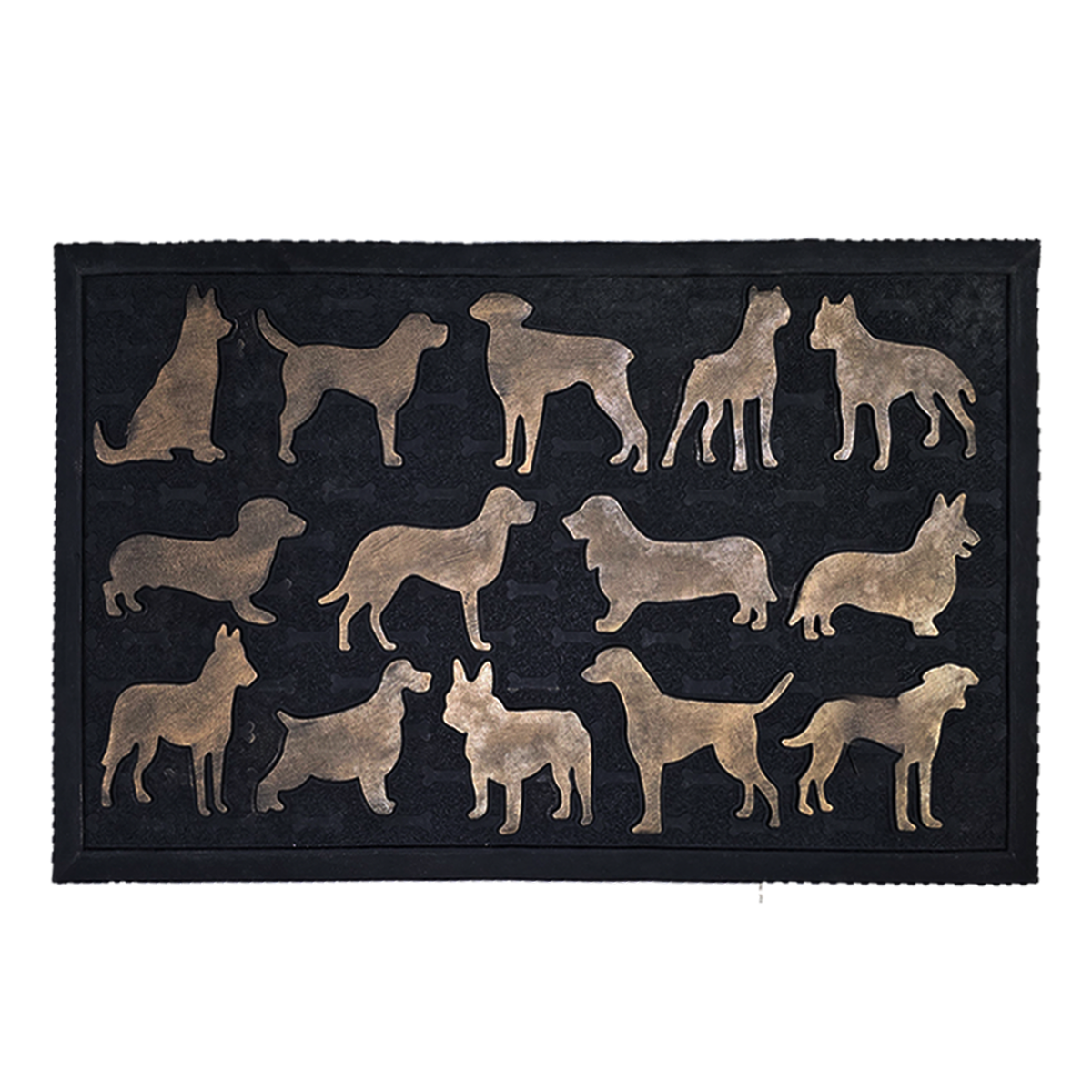 Outdoor Welcome Mat | Metallic Finish | Rubber