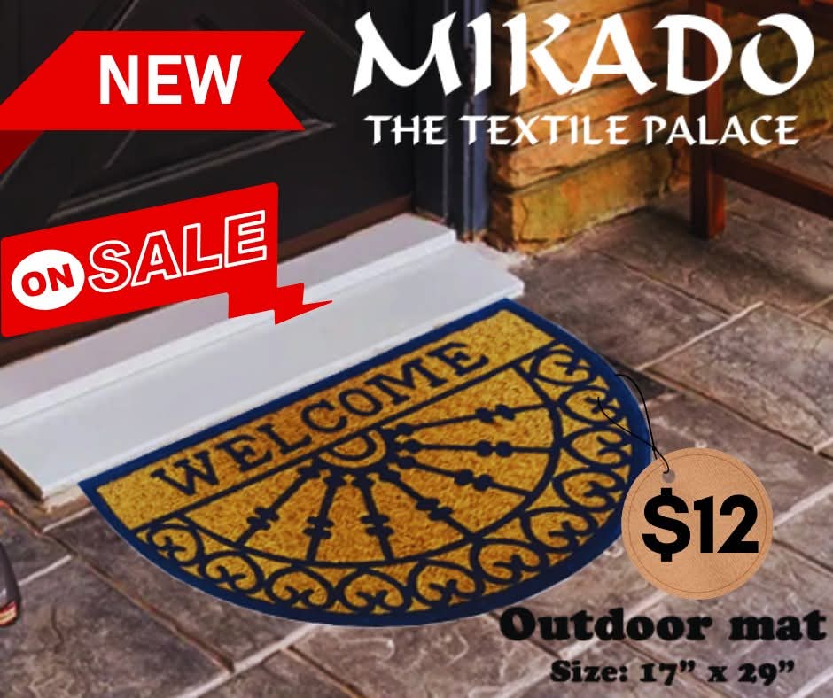 Natural & Rubber Coir Outdoor Mat