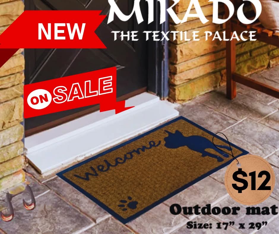 Natural & Rubber Coir Outdoor Mat