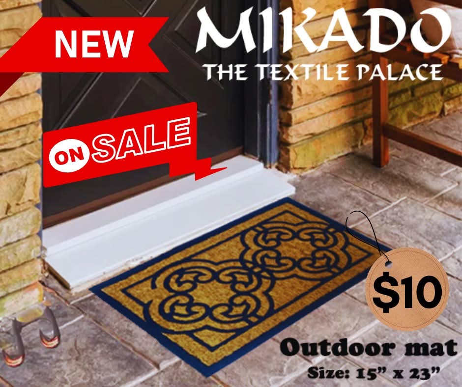 Natural & Rubber Coir Outdoor Mat