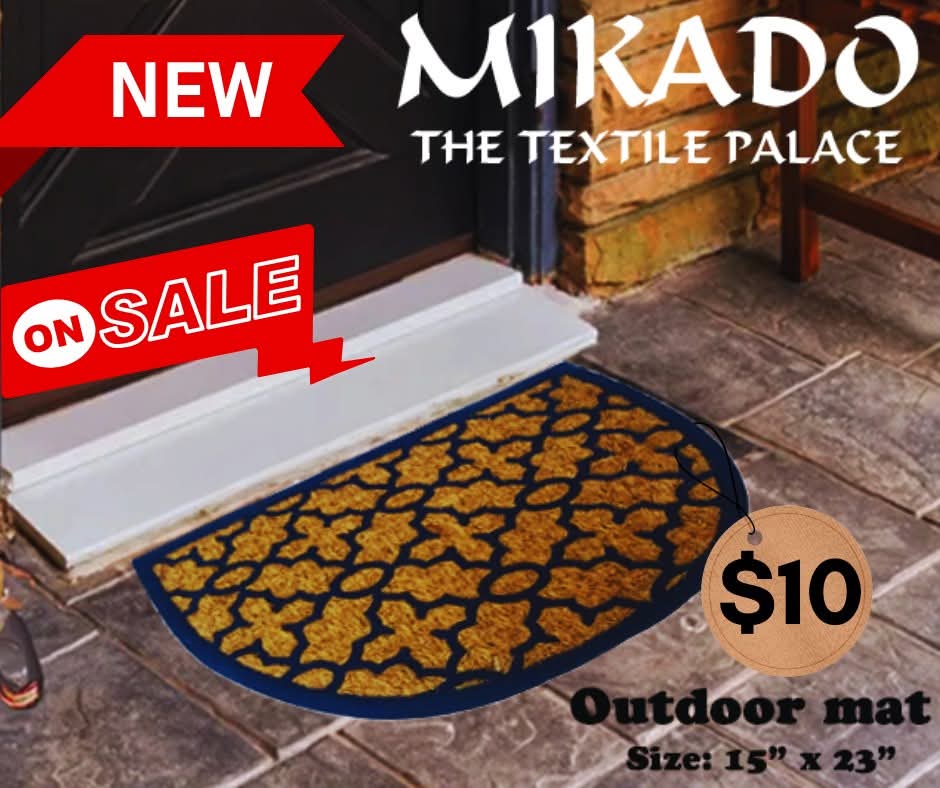 Natural & Rubber Coir Outdoor Mat